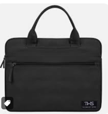 Midnight Black TWS Executive Laptop Sleeve