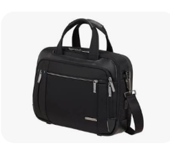 Slim-Profile Navy Messenger Bag