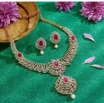 Gilded Lakshmi Temple Jewelry Set