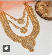 Regal Golden-Bronze Pearl Jewelry Suite