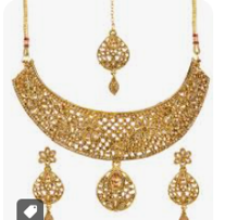 Gilded Lakshmi Temple Jewelry Set