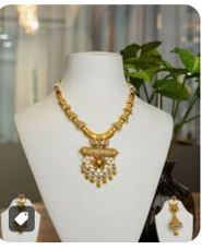 Royal Pearl & Gold Filigree Necklace