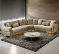 Luxe Beige Modular L-Shaped Sectional