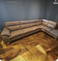 Sage Green Button-Tufted Elegant Sofa