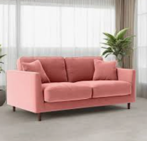 Azure Velvet Tufted Sofa Suite