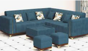 Classic Charcoal Grey 5-Seater Sofa