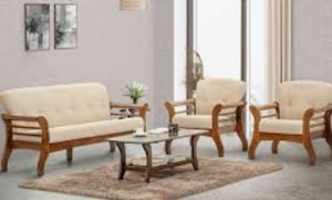 Sage Green Button-Tufted Sofa