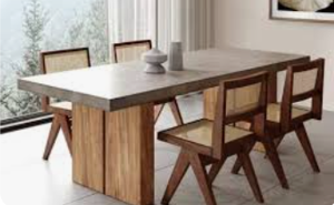 Mid-Century Walnut Circular Surface