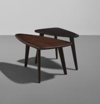 Rustic Solid Pine Tapered Accent Table