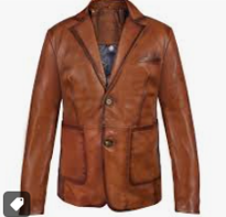 Heritage Cognac Genuine Leather Biker Jacket