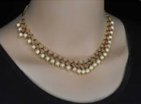 Royal Pearl & Gold Filigree Necklace