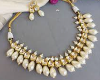 Regal Golden-Bronze Pearl Jewelry Suite
