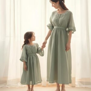 Heritage Rose Twinning Dress Set