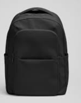 Solid Black Everyday Backpack