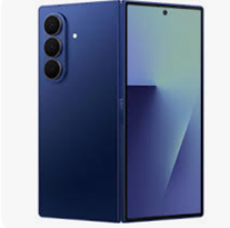 Foldable 5G Smartphone with Flexible Display – Blue