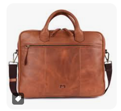 Heritage Tan Leather Executive Briefcase