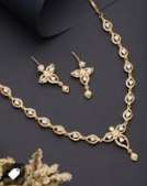 Royal Pearl & Gold Statement Set