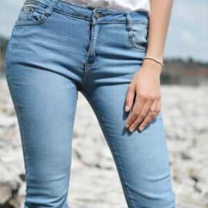 High-Rise Vintage Wash Skinny Jeans