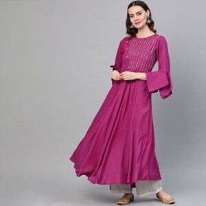 Ivory Textured Premium Linen Kurtha