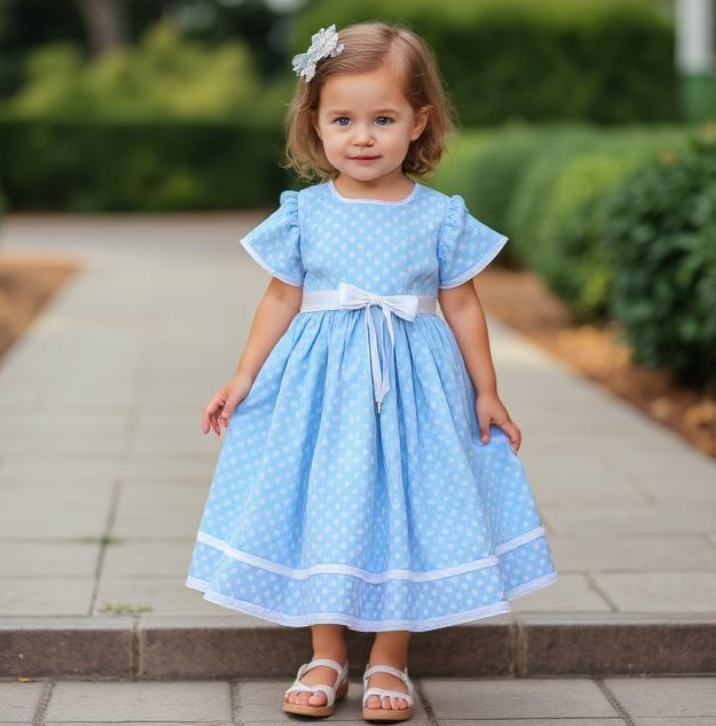 SunnyDay Printed Dress for Girl Kids