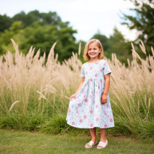 Sparkle Star Party Dress for Girl Kids