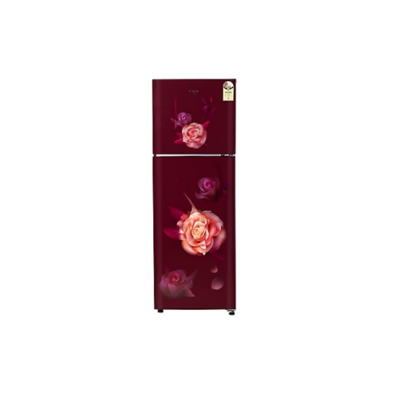Candy Double Door 240 Litres 2 Star Refrigerator Red Blaze CDD2652ERB