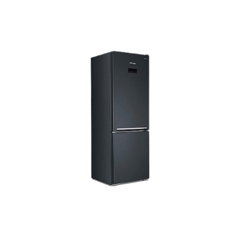 Voltas Beko Double Door 340 Litres 2 Star Refrigerator Wooden Black RBM365DXBCF