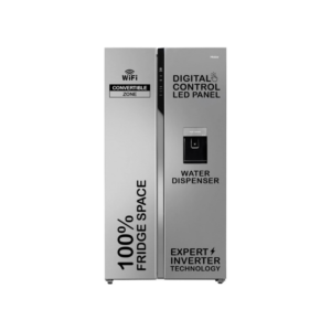 Haier 602 Liters Side-by-Side Refrigerator HRS-682SSU1