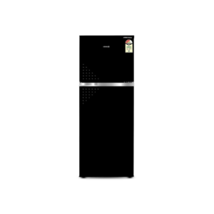 CROMA 307L 3 Star Inverter Frost Free Double Door Refrigerator (CRLR310FFD259607, Black Uniglass) 2022 Model