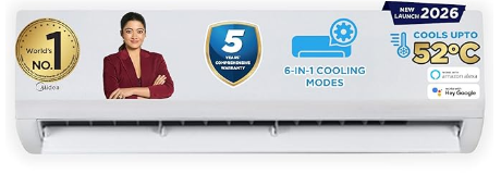 Midea 1 Ton 5 Star