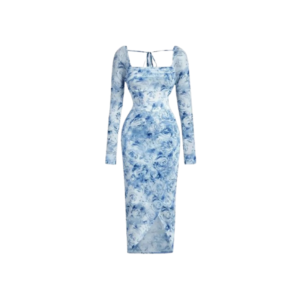 Women's Vibrant Sage Green & Floral Maxi Dress – Ruffled V-Neck with Tiered Flutter Skirt