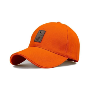 Men's Structured Street-Style Panel Cap with Curved Brim