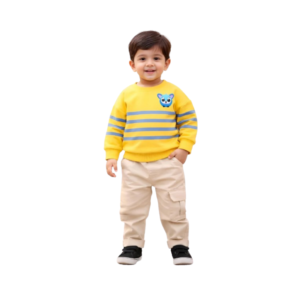 Boys' Heritage Wine Red and White Layered Indo-Western Set