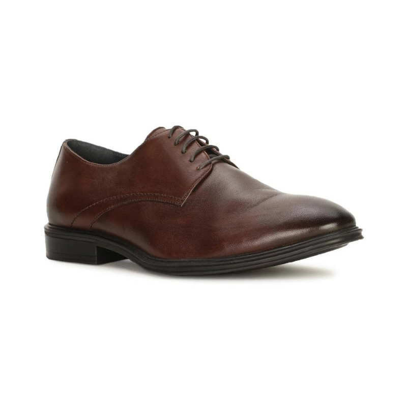 Men's Timeless Burnished Brown Derby Dress Shoes