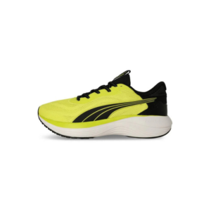Men's Electric Neon Yellow Lightweight Performance Running Shoes