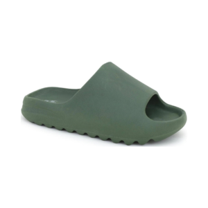 Men's Minimalist Sage Green One-Piece Open-Toe Slides