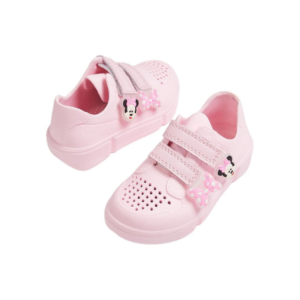 Girls' Pastel Pink and Sky Blue Aquatic Graphic Sports Sandals